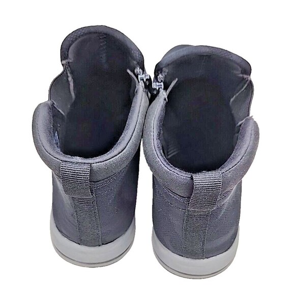 Clarks Cloudsteppers Black Camo Casual Booties Breeze Clover Side Zip Size 8 EUC - Picture 5 of 8